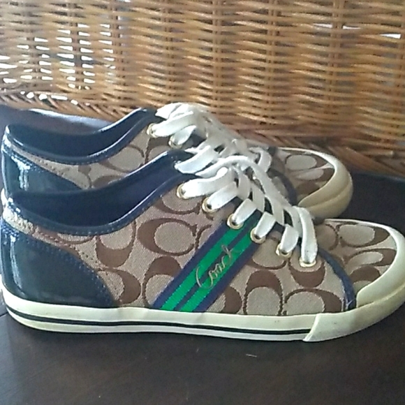 Coach folly sneakers size 7 - Picture 1 of 4